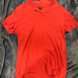 J Crew Men's Red Polo